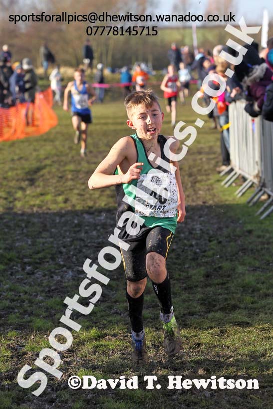 Boys under-13s Northern Cross Country  Championships, Pontefract. Photo: David T. Hewitson/Sports for All Pics